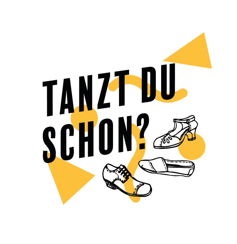 Bunte Siebdruck-Postkarten und T-Shirts für die Lindy Hop Szene, handgedruckt als kreatives Spaßprojekt