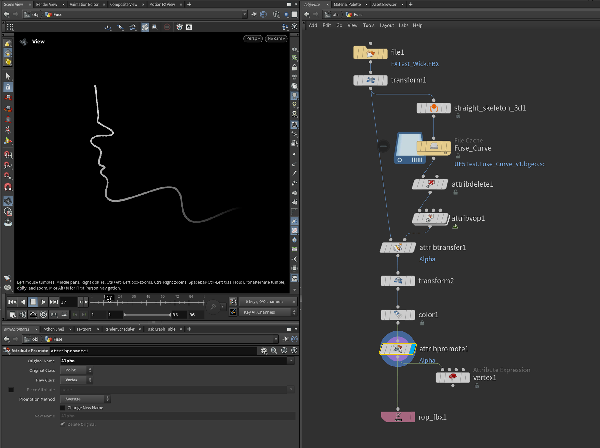 Added a normalized gradient to the vertex alpha.