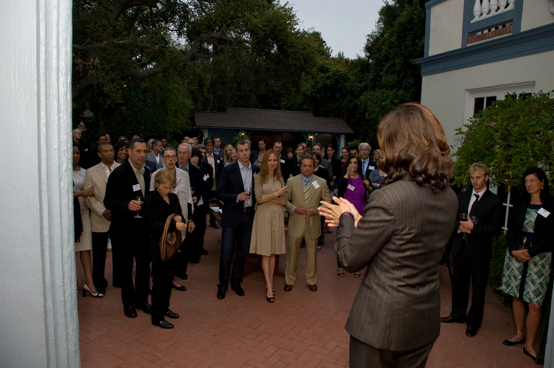 Fundraiser at Steve Bochco's Pacific Palisade home, 2010