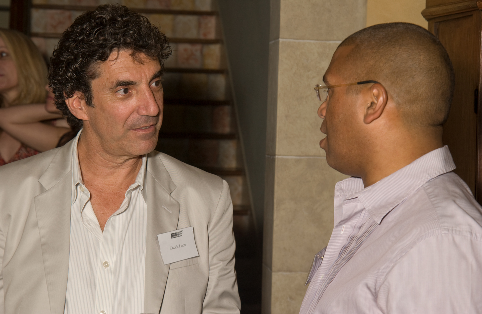 Chuck Lorre with Reginald Hudlin