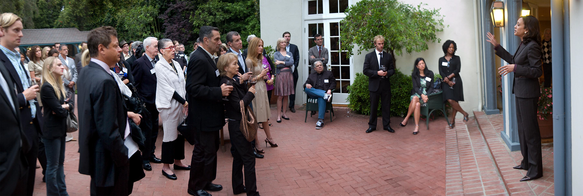 Fundraiser at Steve Bochco's Pacific Palisade home, 2010