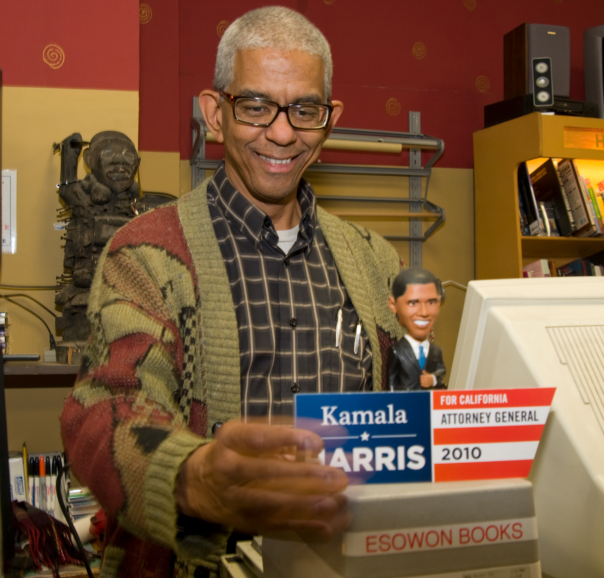 James Fugate, owner Eso Won Books Los Angeles, CA 2010