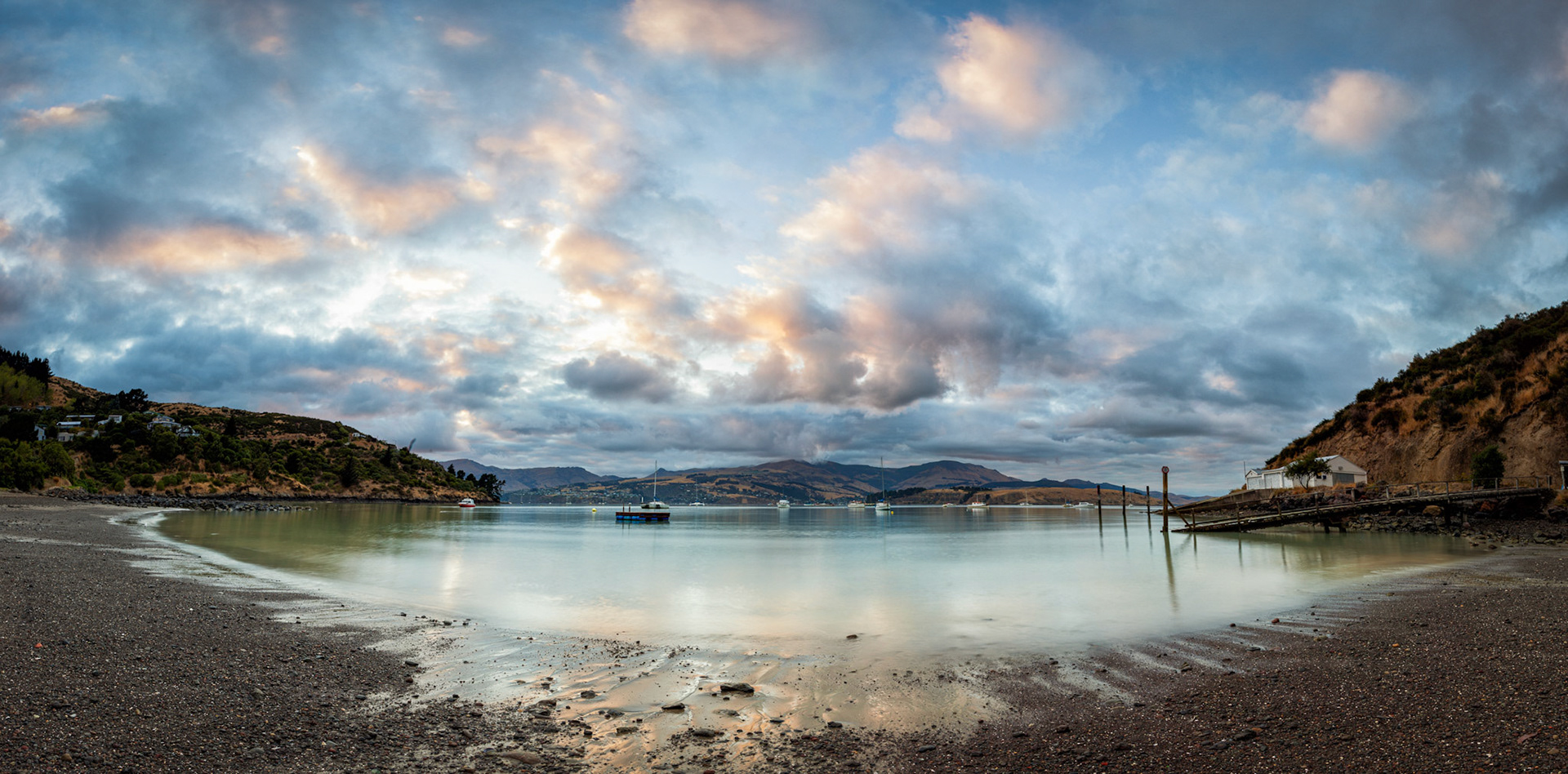 A calm, early morning at Cass Bay