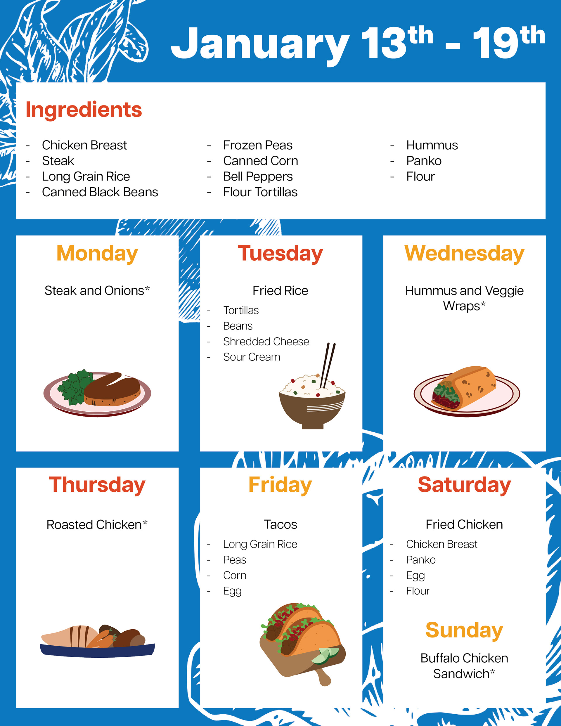 Weekly Meal Plan - Front