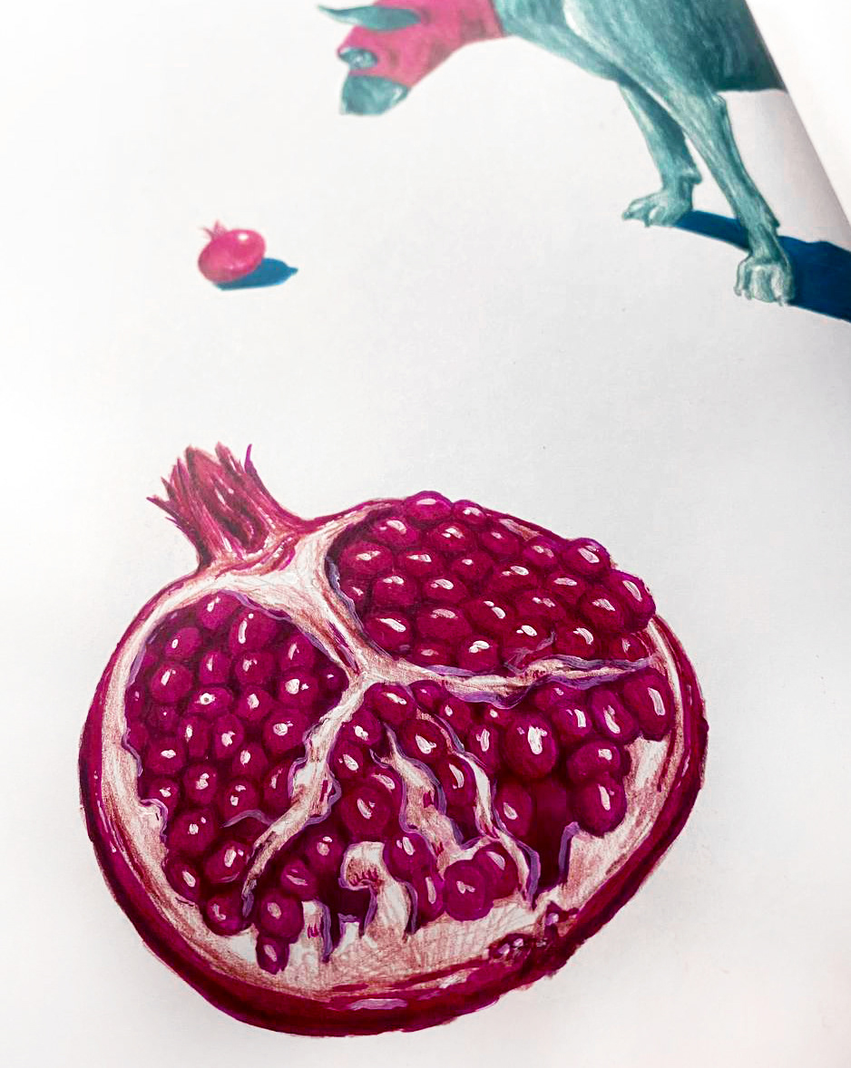 Original sketchbook illustrations