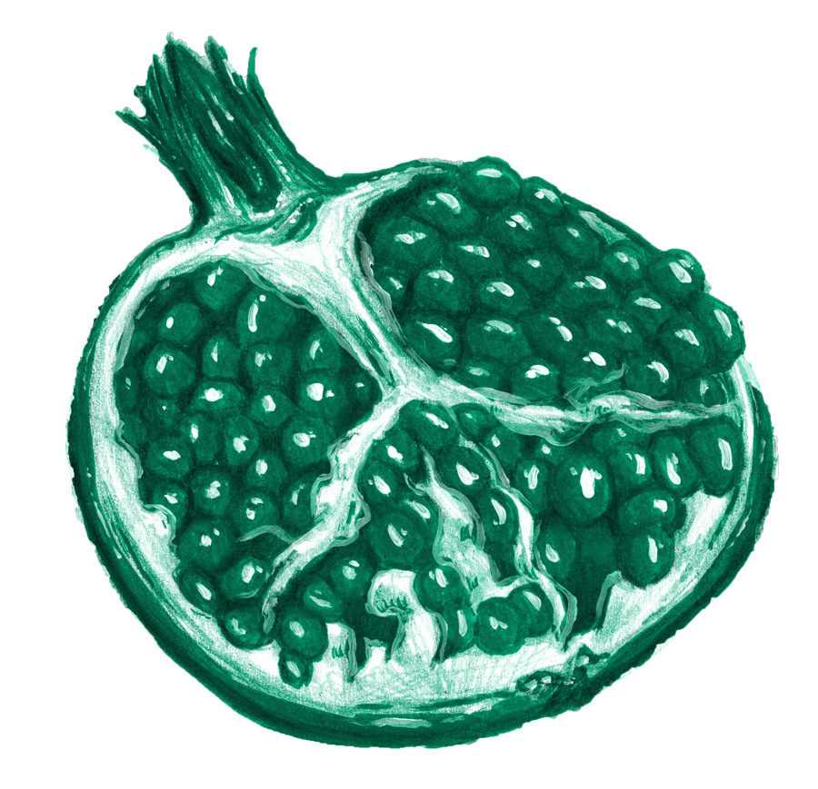Green pomegranate