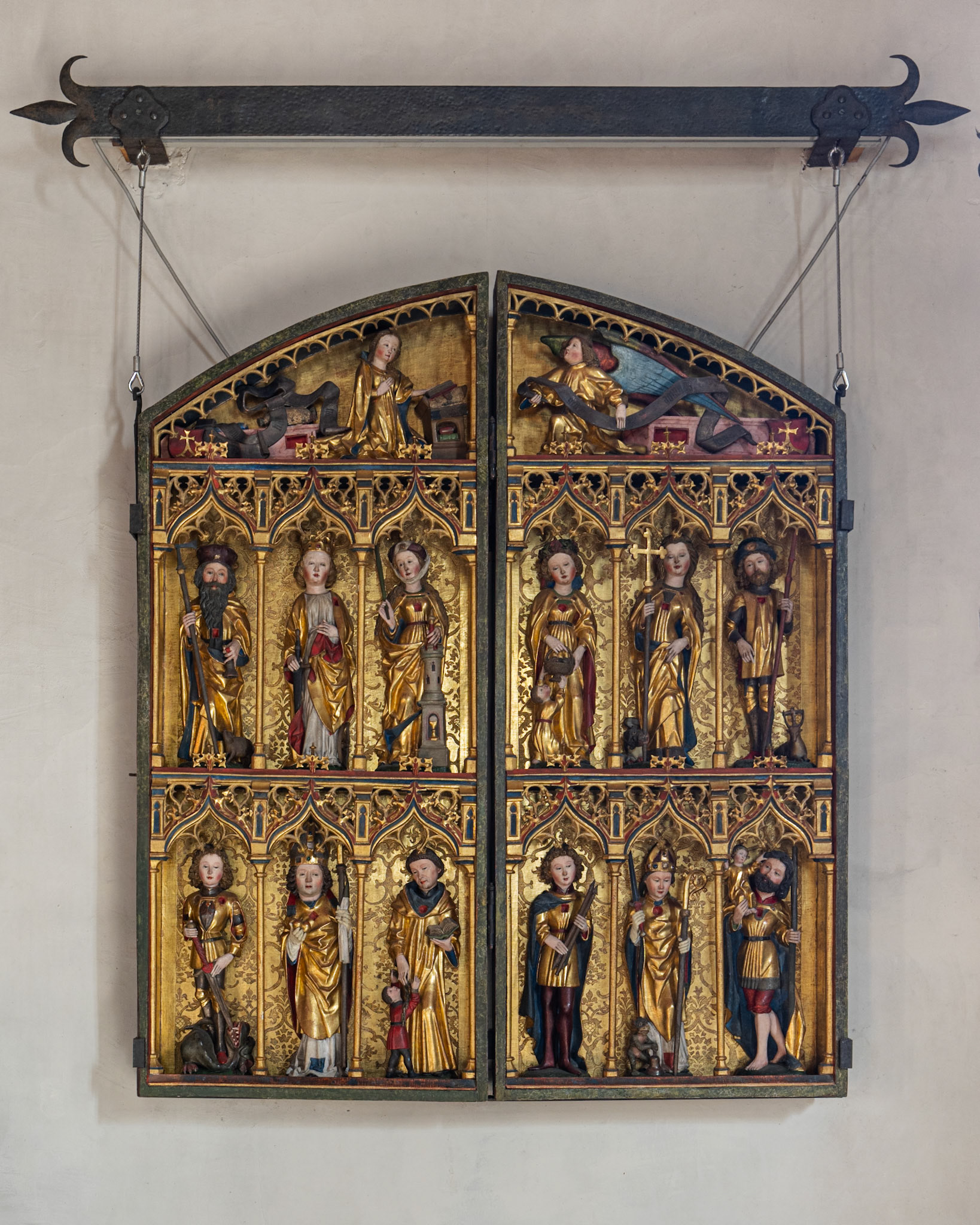 Holy Helper Altar from the last quarter of the 15th century