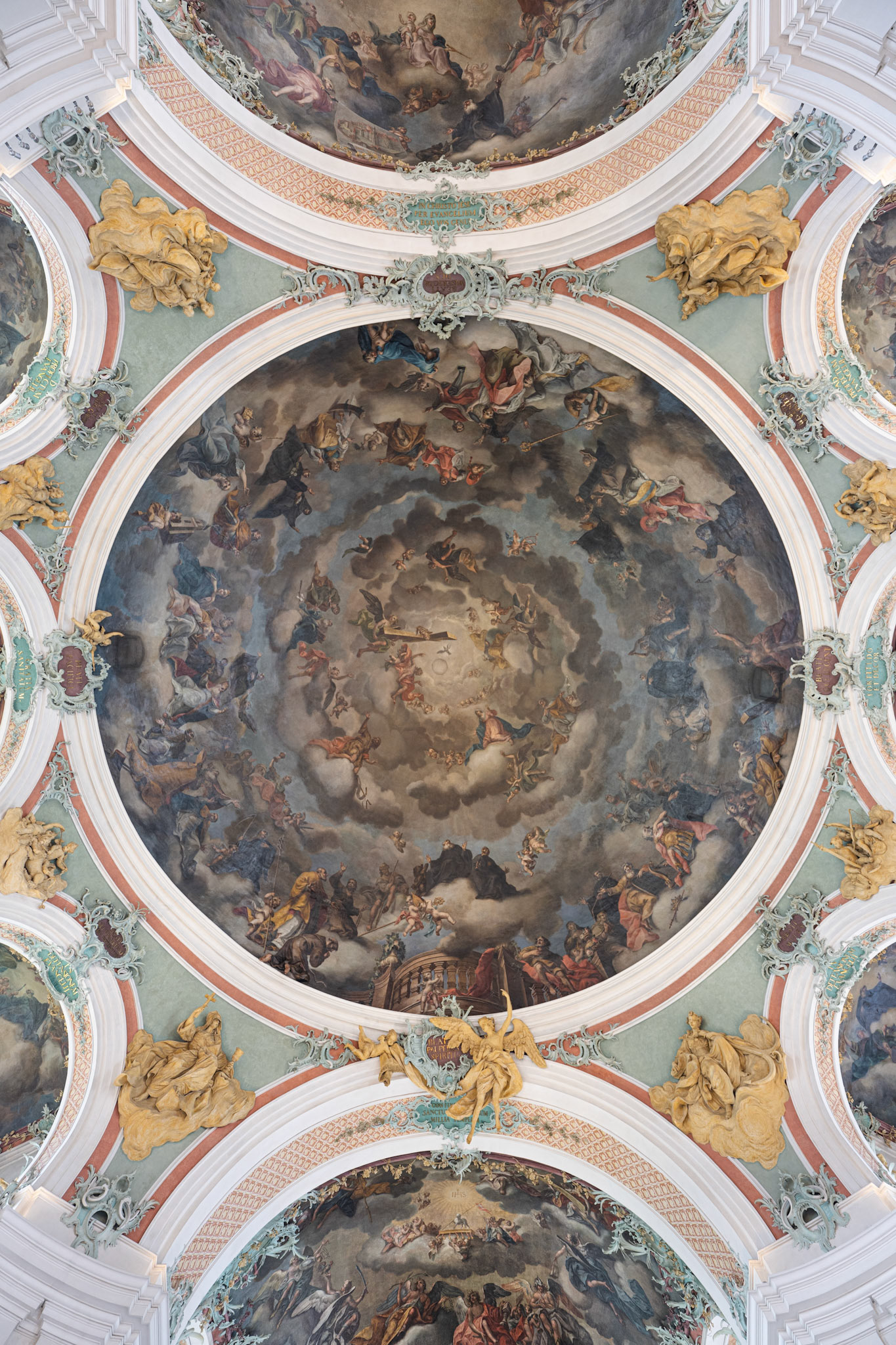 Stiftskirche St. Gallus und Otmar ceiling