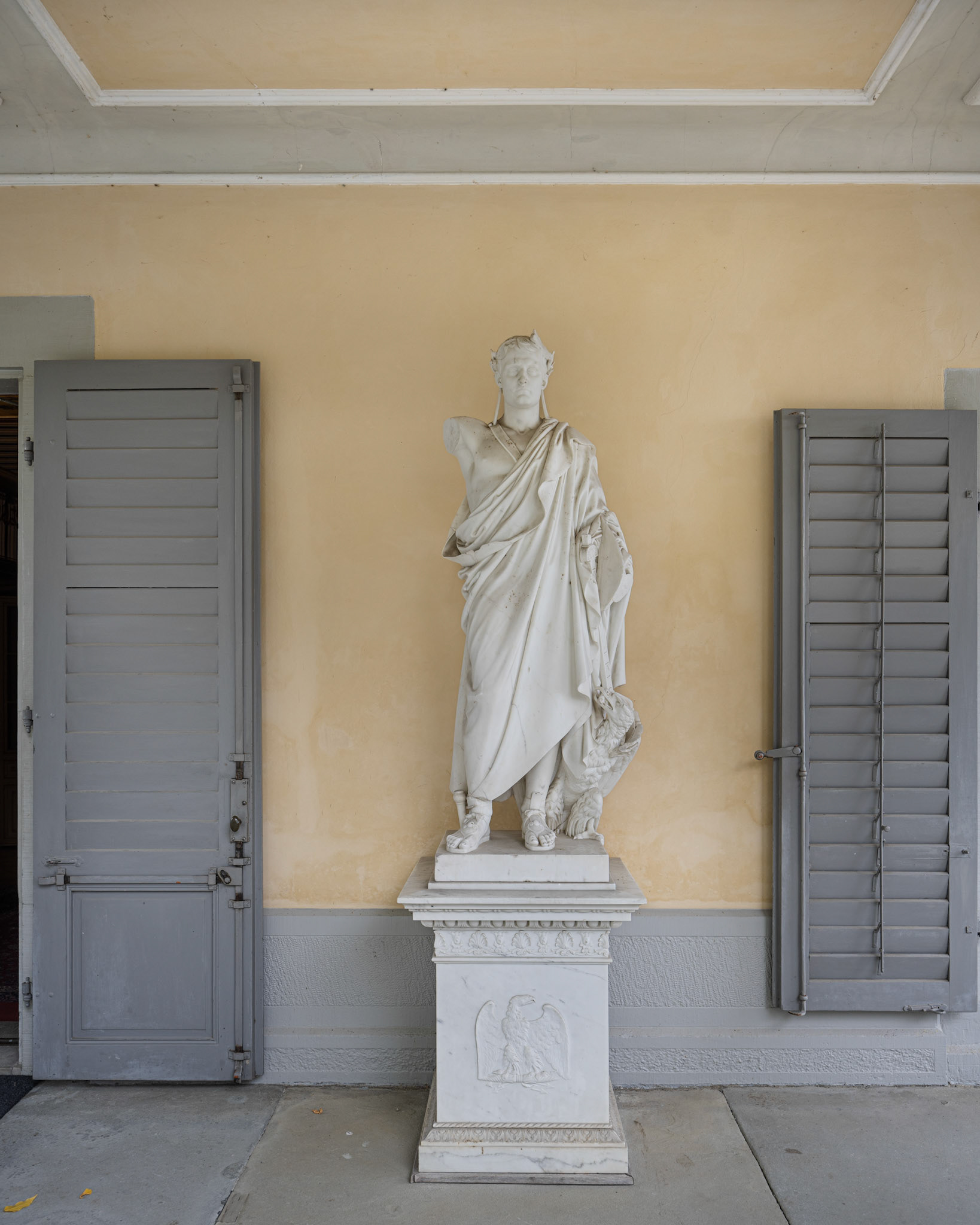 statue at Schloss Arenenberg