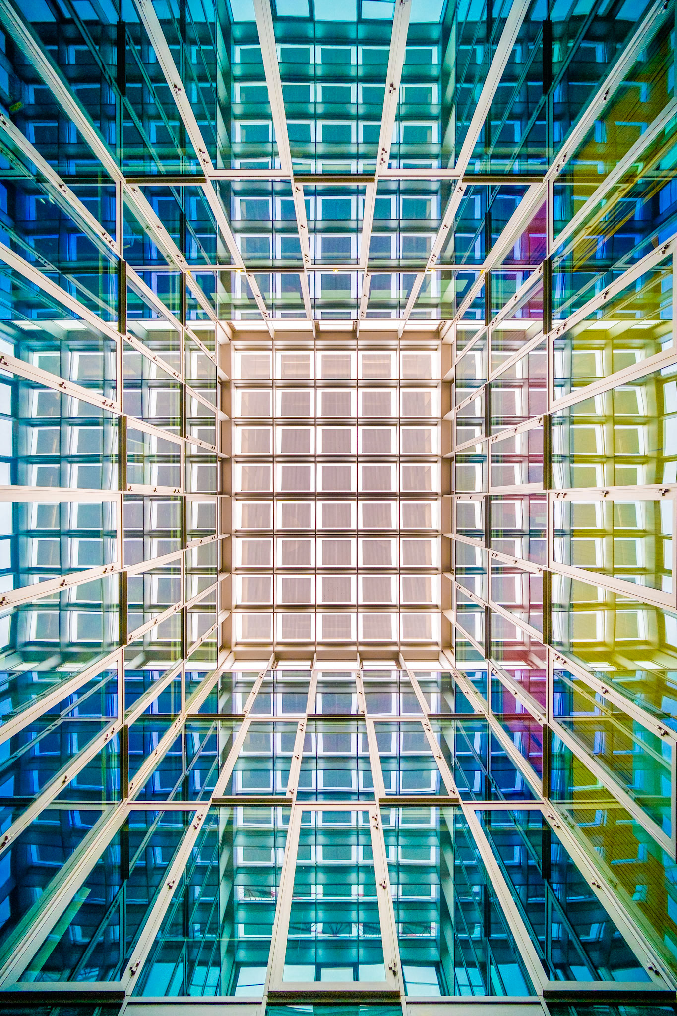 atrium inside Flon Ville