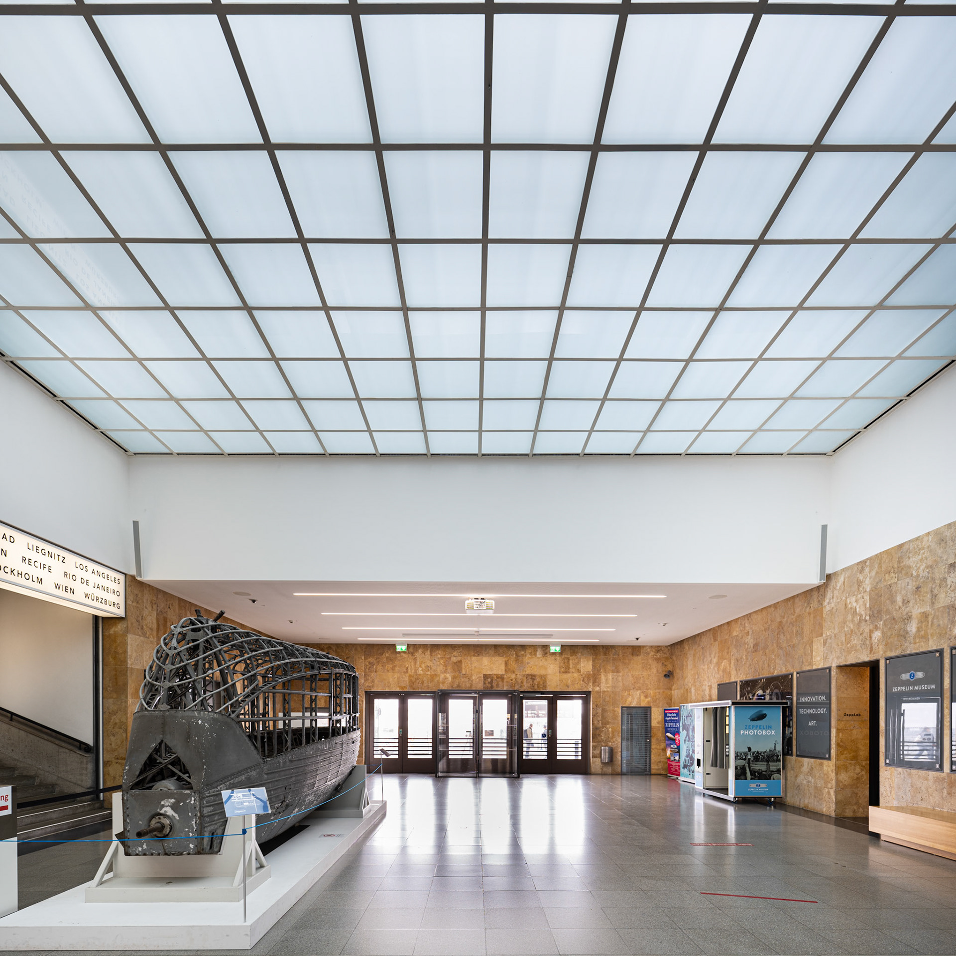 entrance hall of the Zeppelin Museum