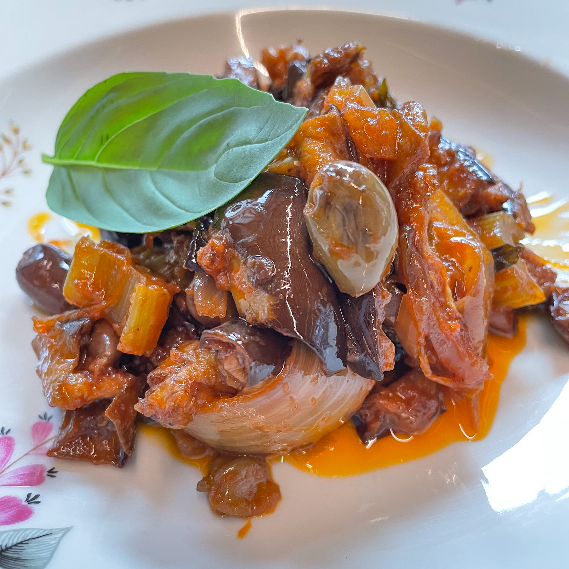 La table du Carina: Aubergine caponata "Alla Palermita"
