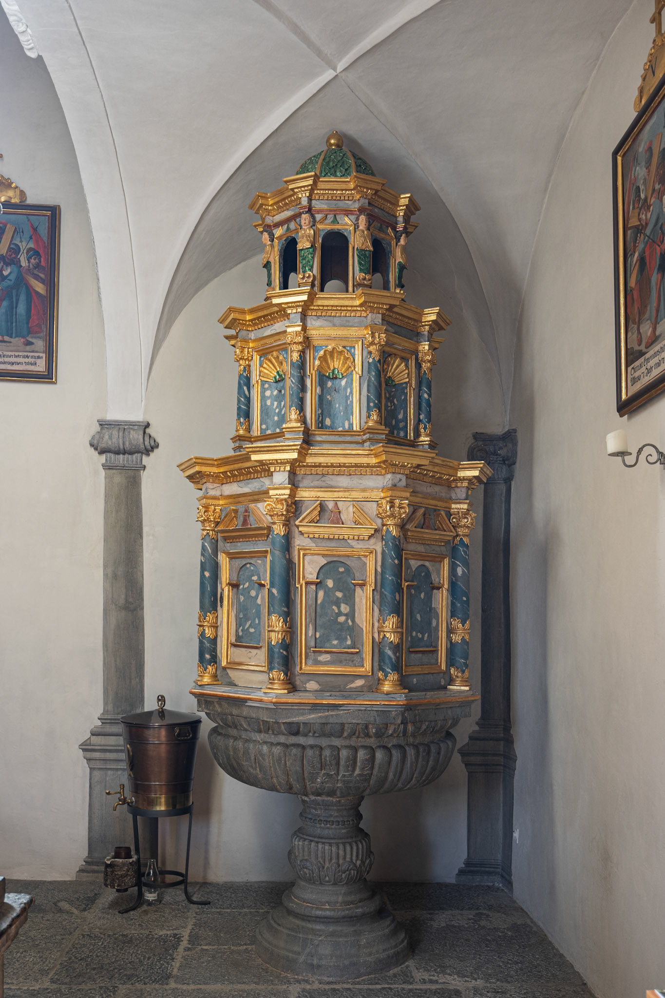 baptismal font