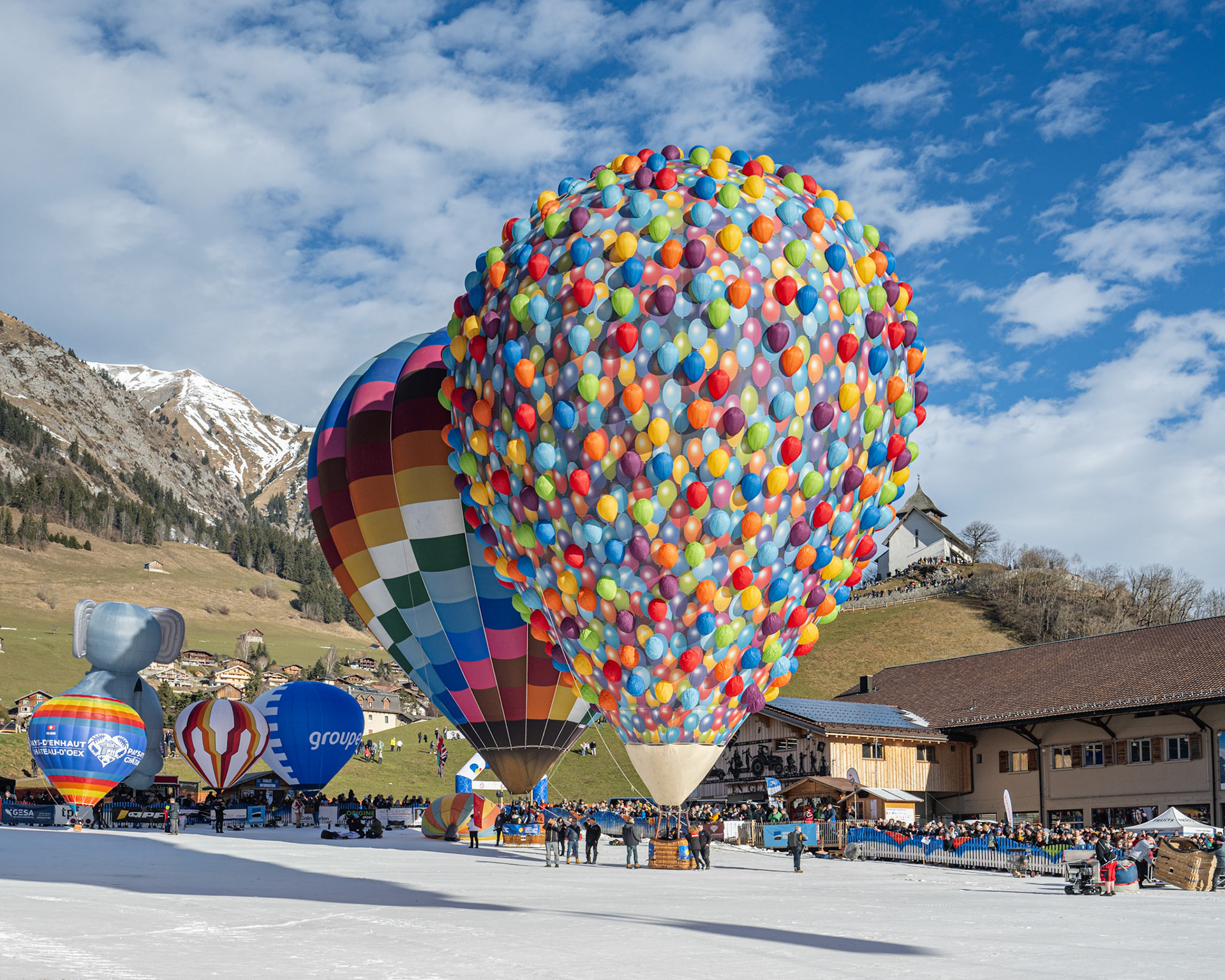 Festival International de Ballons, Château d'Oex