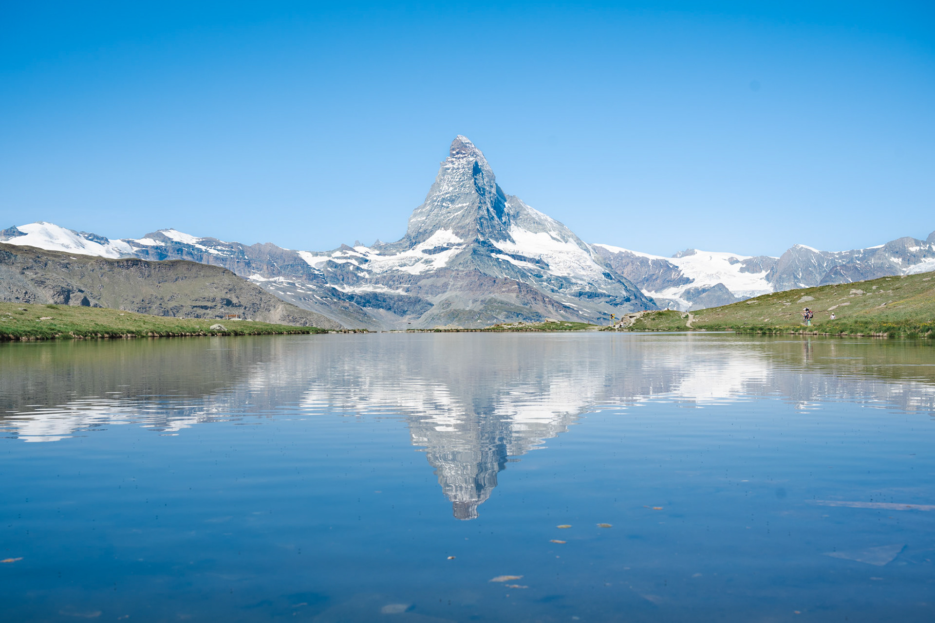 Matterhorn reflection in the Stellisee