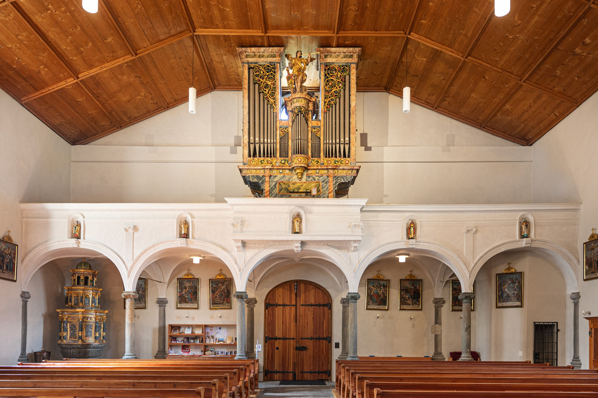 organ built by Christopher Aebi between 1679 and 1680