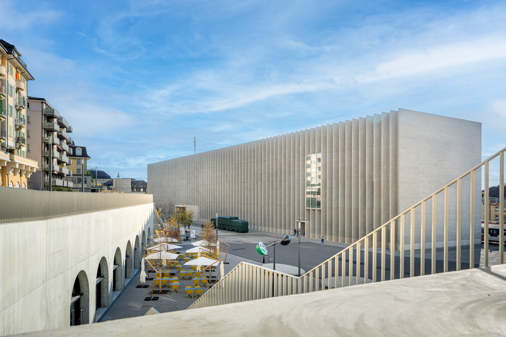 Plateforme 10 - MCBA, building designed by Barozzi/Veiga and completed 2019