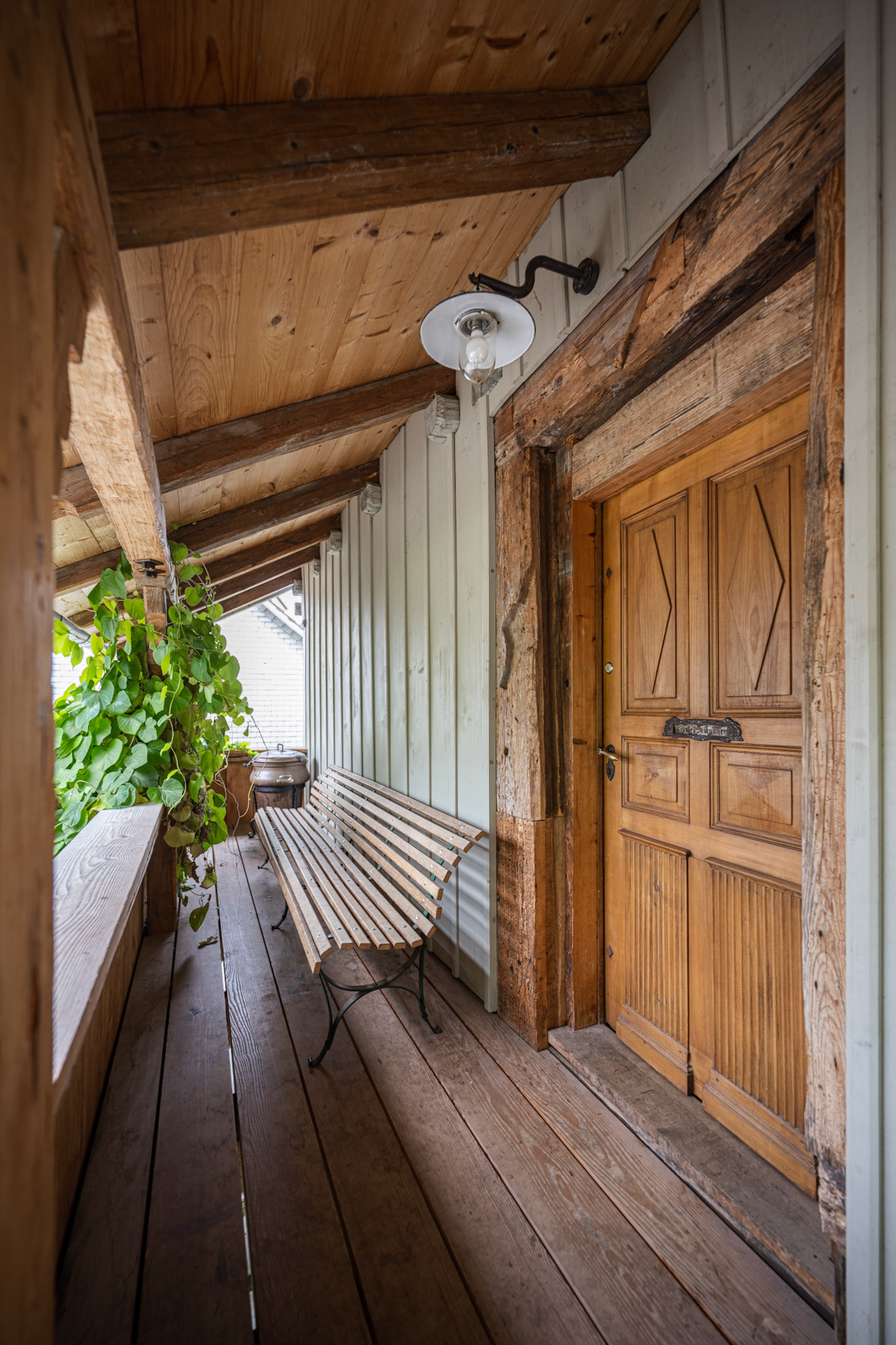 Vacation apartment entrance