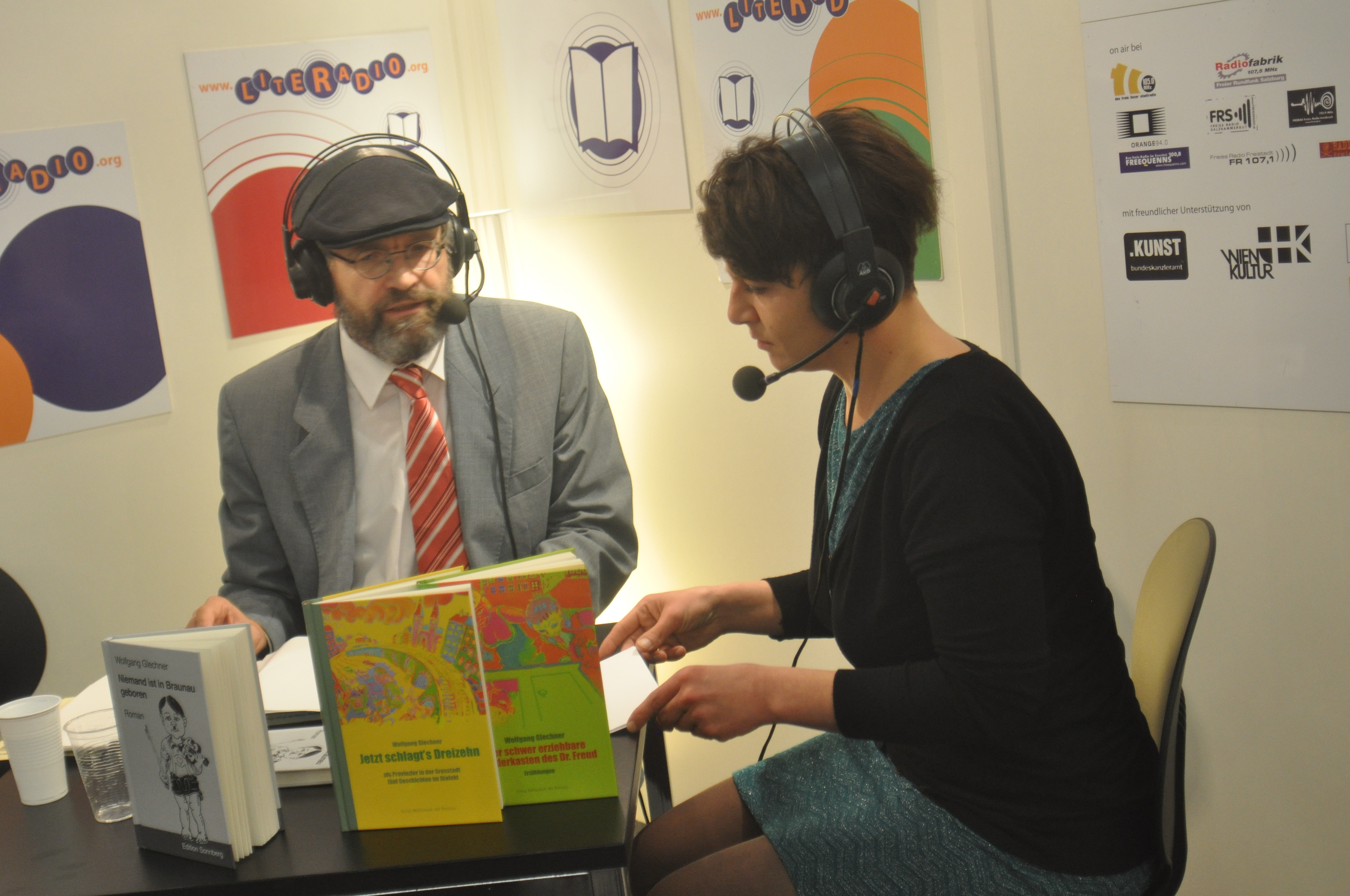 Frankfurter Buchmesse, Lesung und Interview