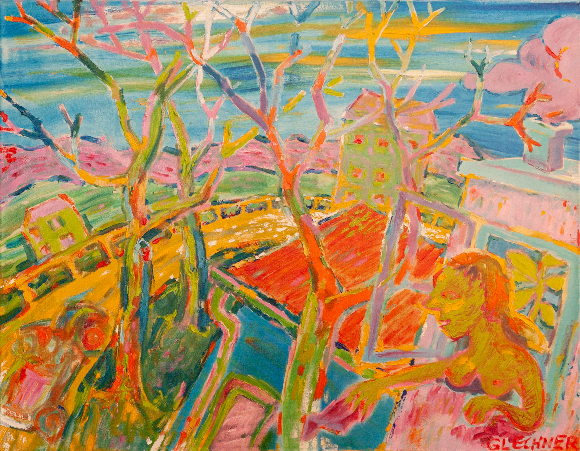 April, 70 x 90 cm, Öl auf Leinwand