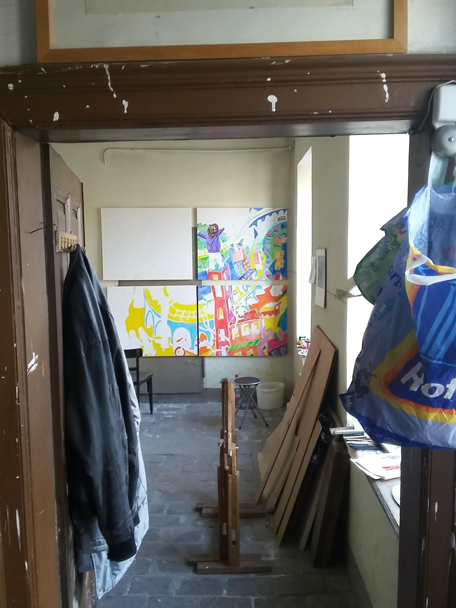 view into the atelier