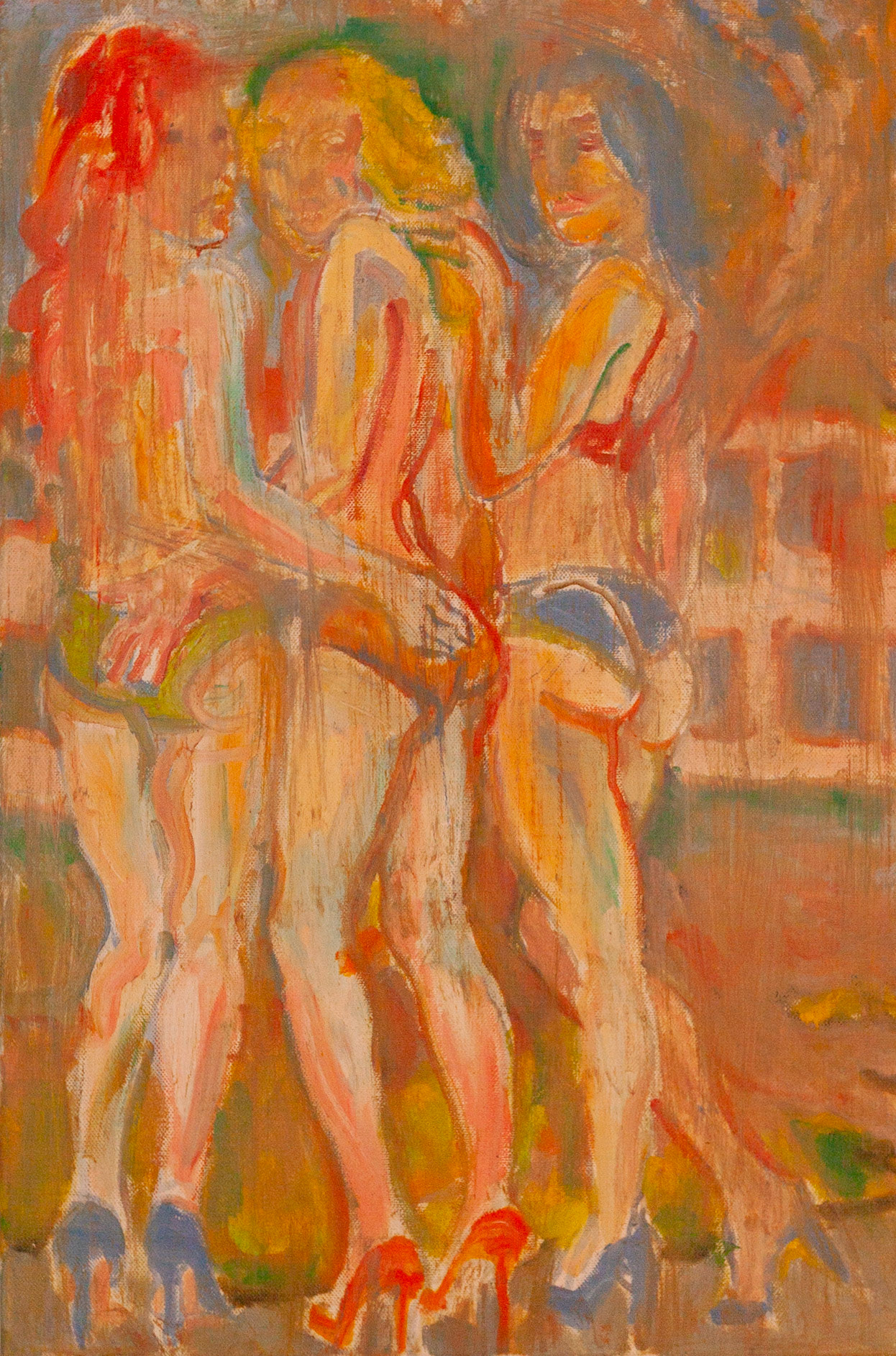 Models, 60 x 40 cm, Öl auf Leinwand