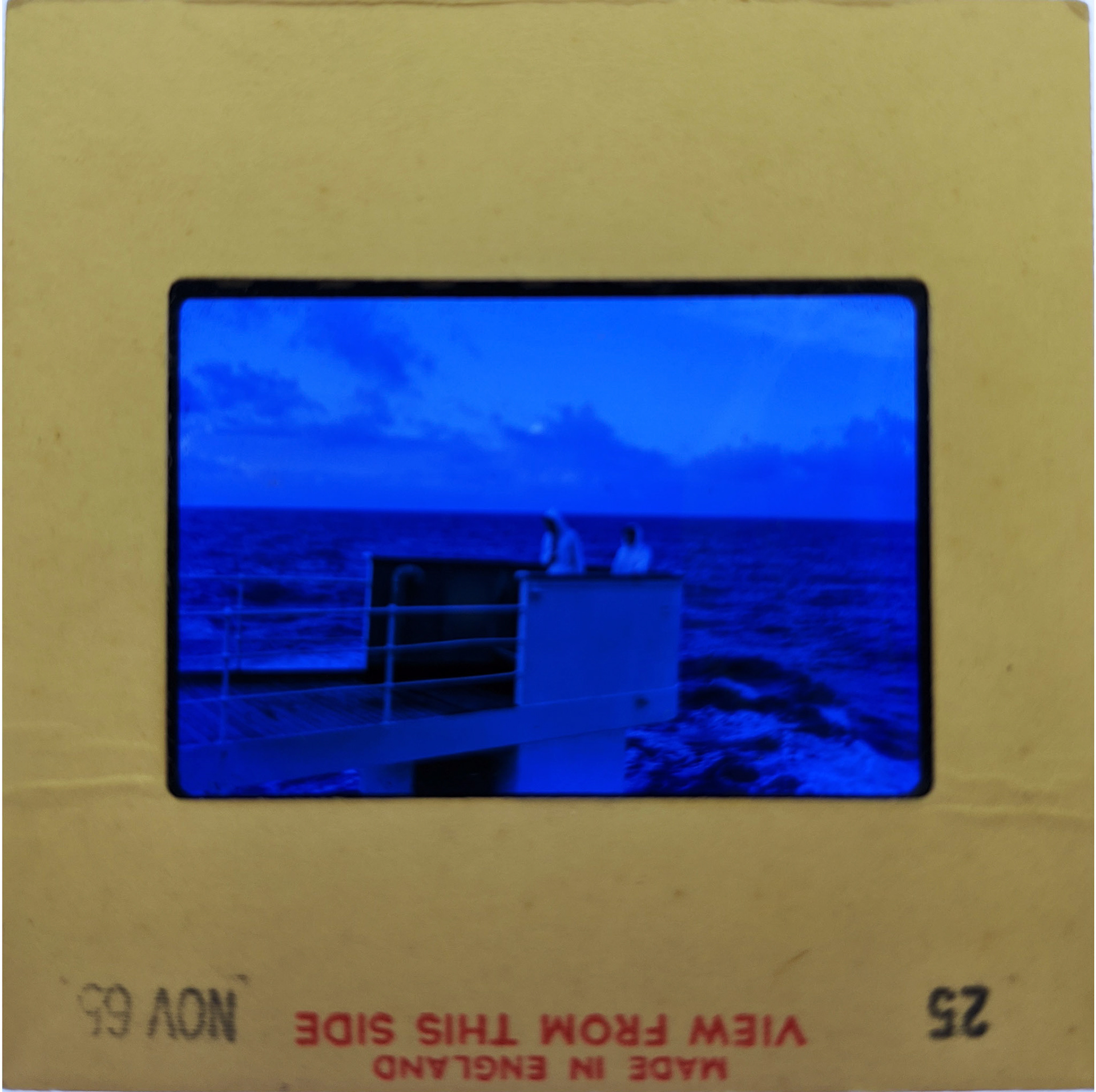 No.2 || Name: Observation Deck Somewhere on Cruise Ship || Location: In Ocean || Date: 25 Nov 1965