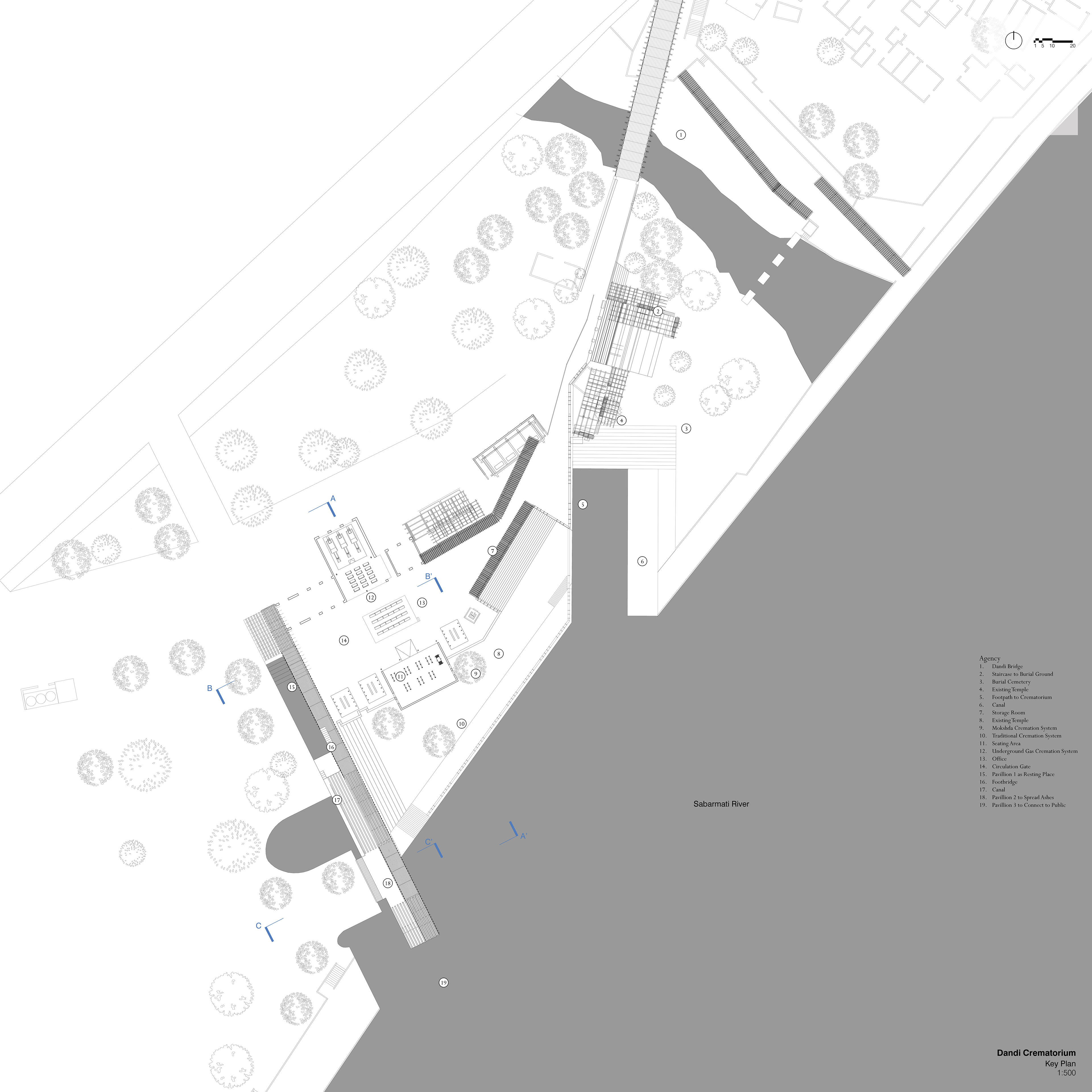 Dandi Crematorium Key Plan