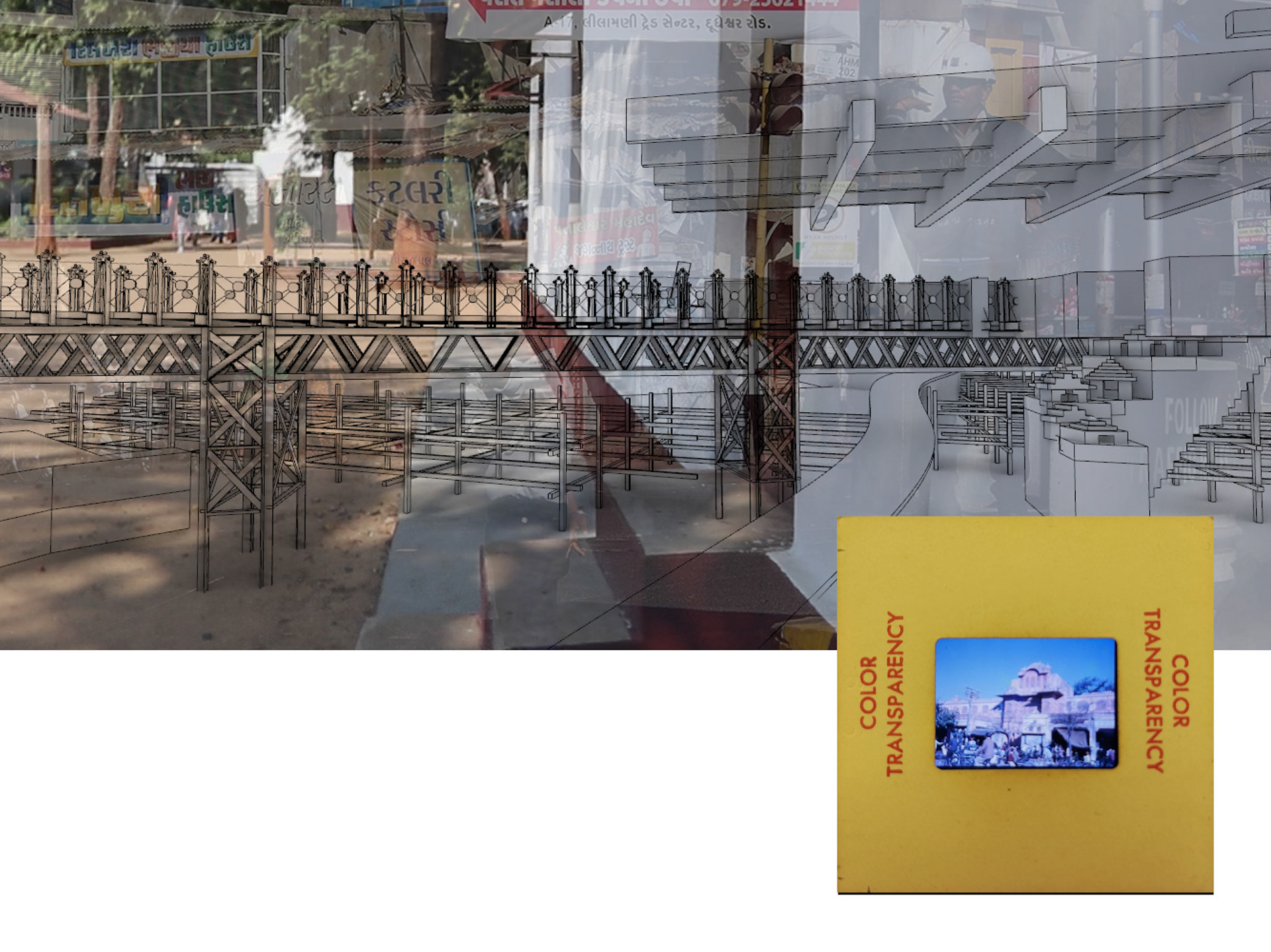 Frame: 1085 || Slide No.8 || Location: Pink City Walls, Jaipur, India