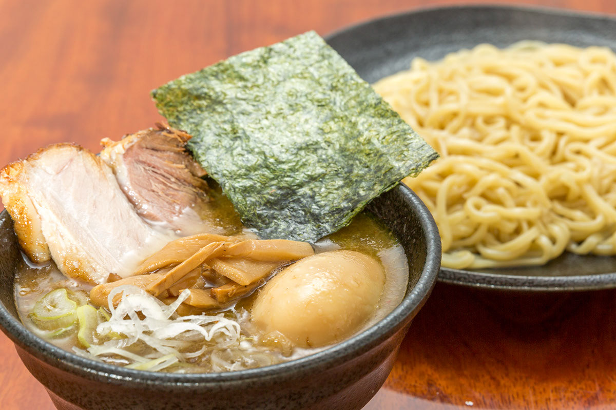 岡山県美作市 つけそば頂 メニュー撮影 料理写真 飲食店 シズル感 宣材写真 濃厚スープ