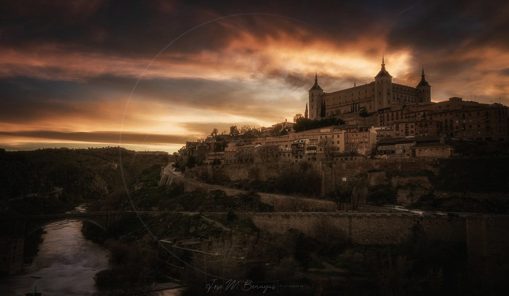Atardecer de nochebuena en Toledo
