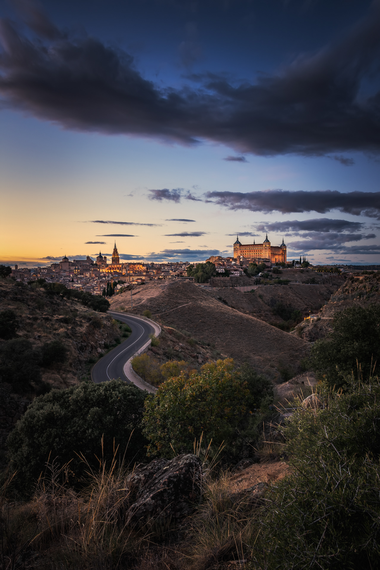 Nº20 :Atardecer sobre Toledo (3). 300ppp. Toma única