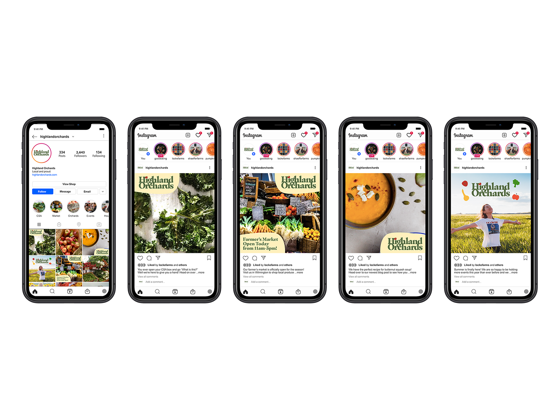 Instagram profile and posts