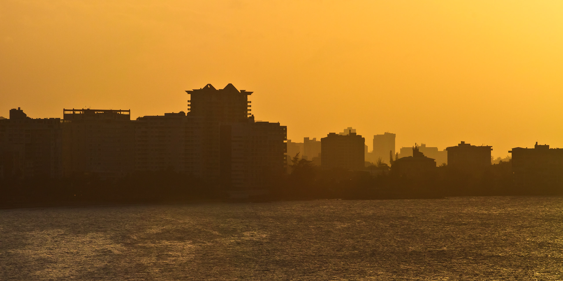 Atardecer en Isla Verde