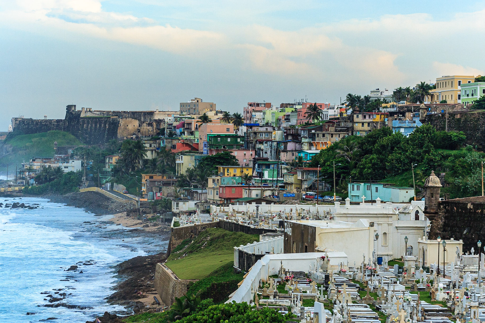 Costa del Viejo San Juan. San Juan, Puerto Rico.