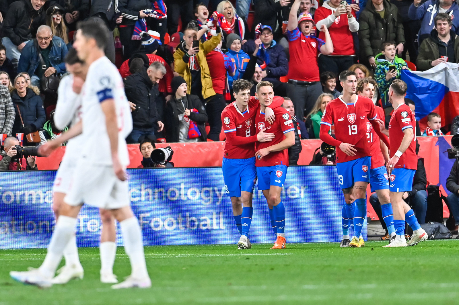Eliminacje Euro 2024: Czechy - Polska 3:1.