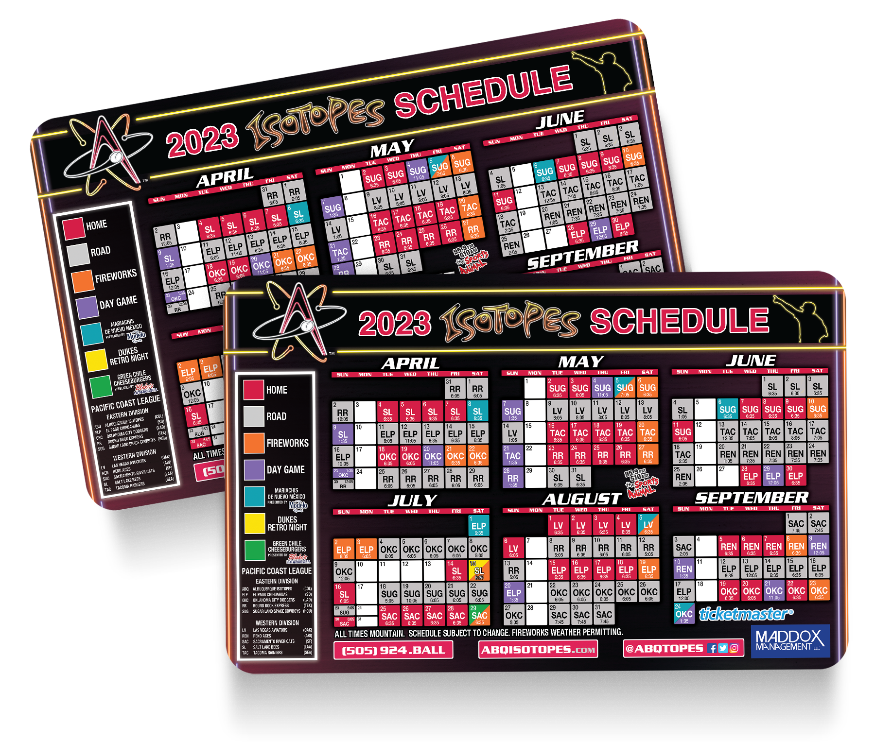 Magnet Schedule