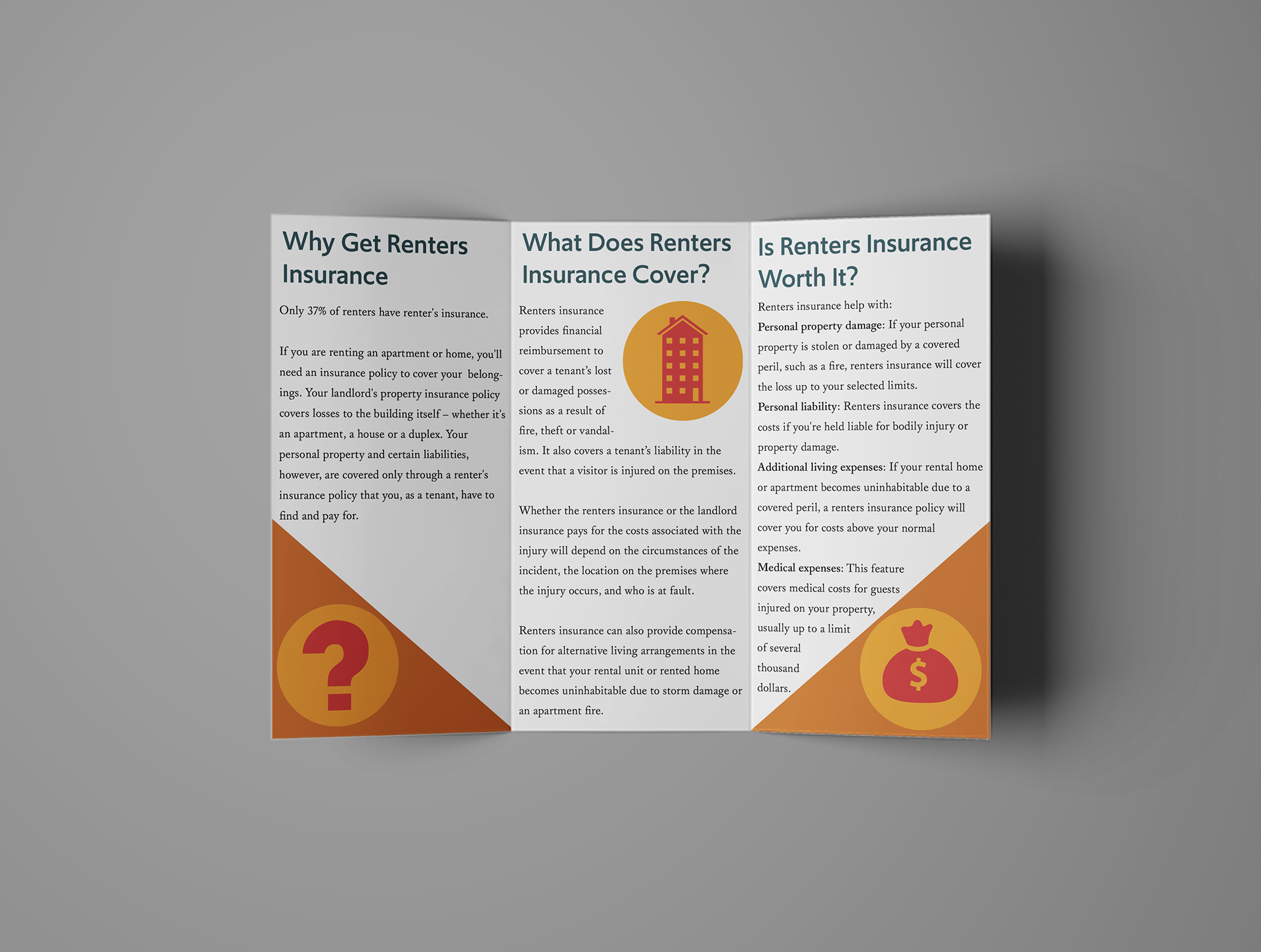 Renters Coverage Brochure Inside