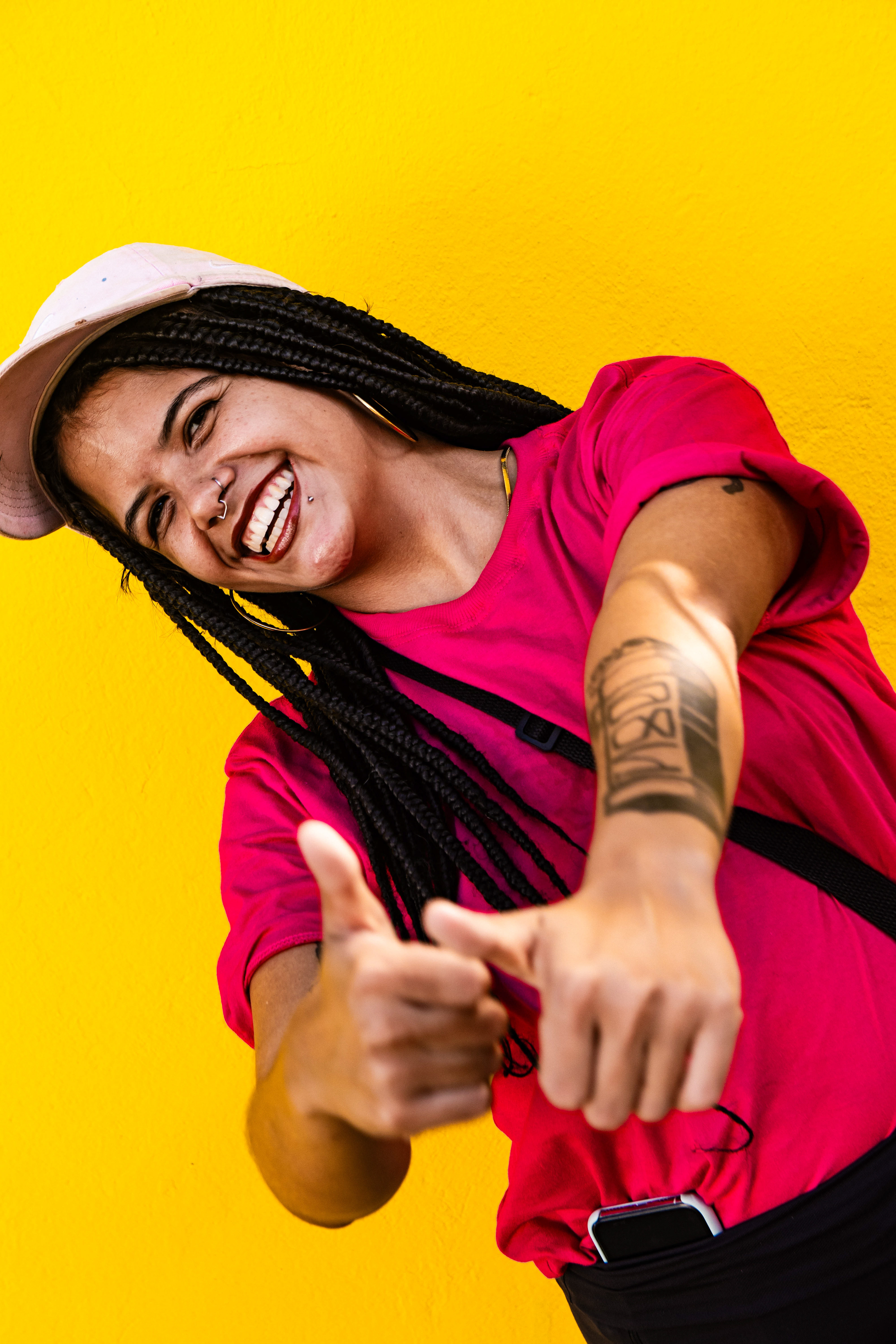 Cynthia, fotógrafa do evento