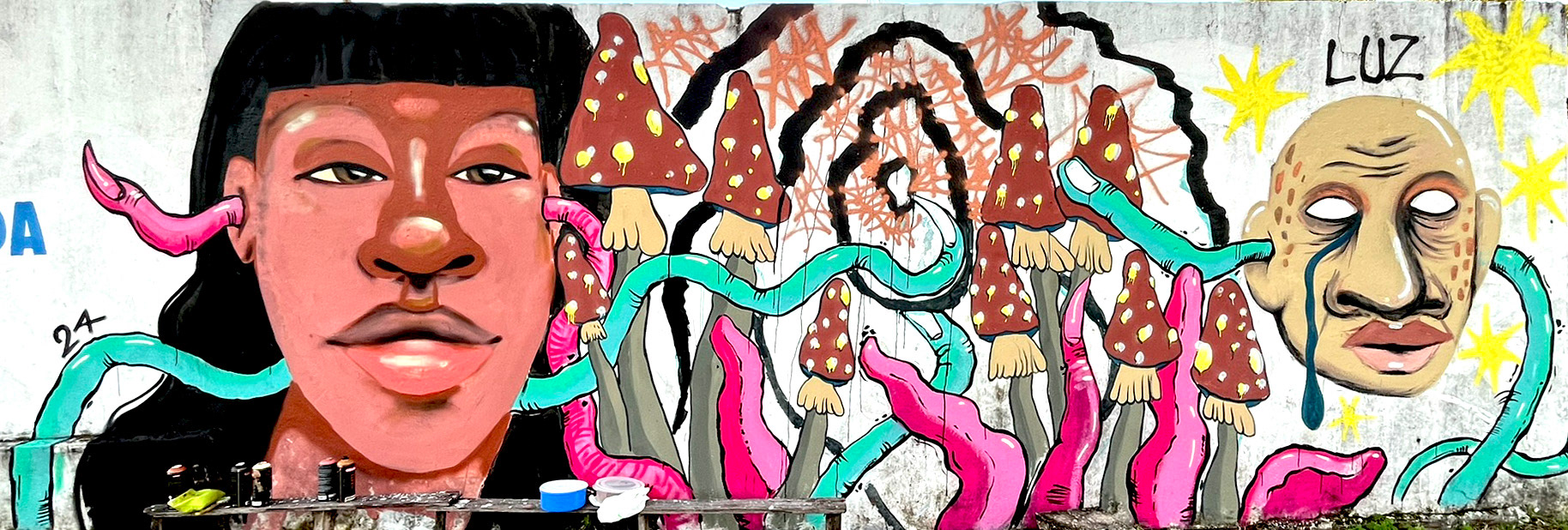 Pintura em parceria com Sam, Aff e Plantacarne