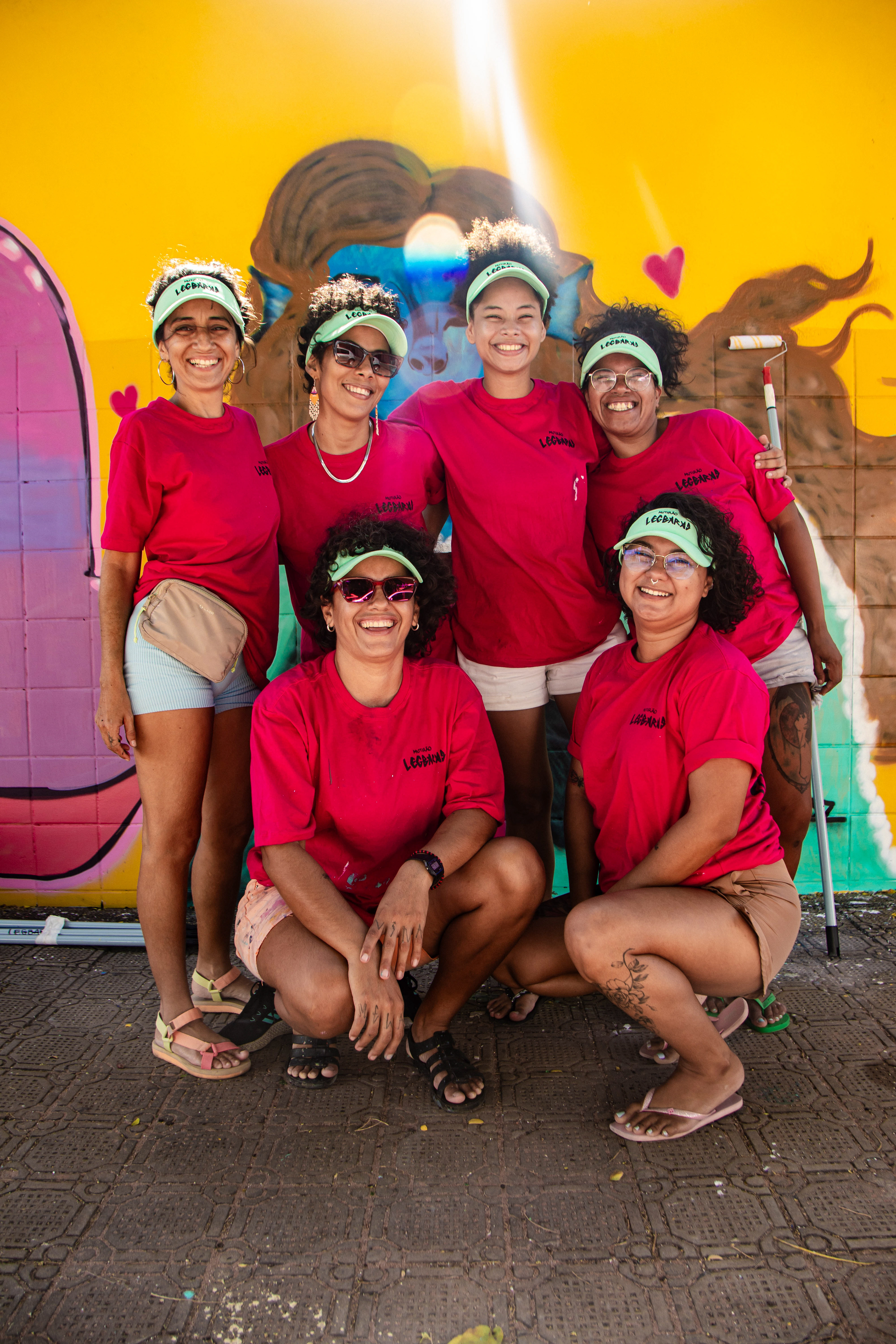 Equipe da produção do evento