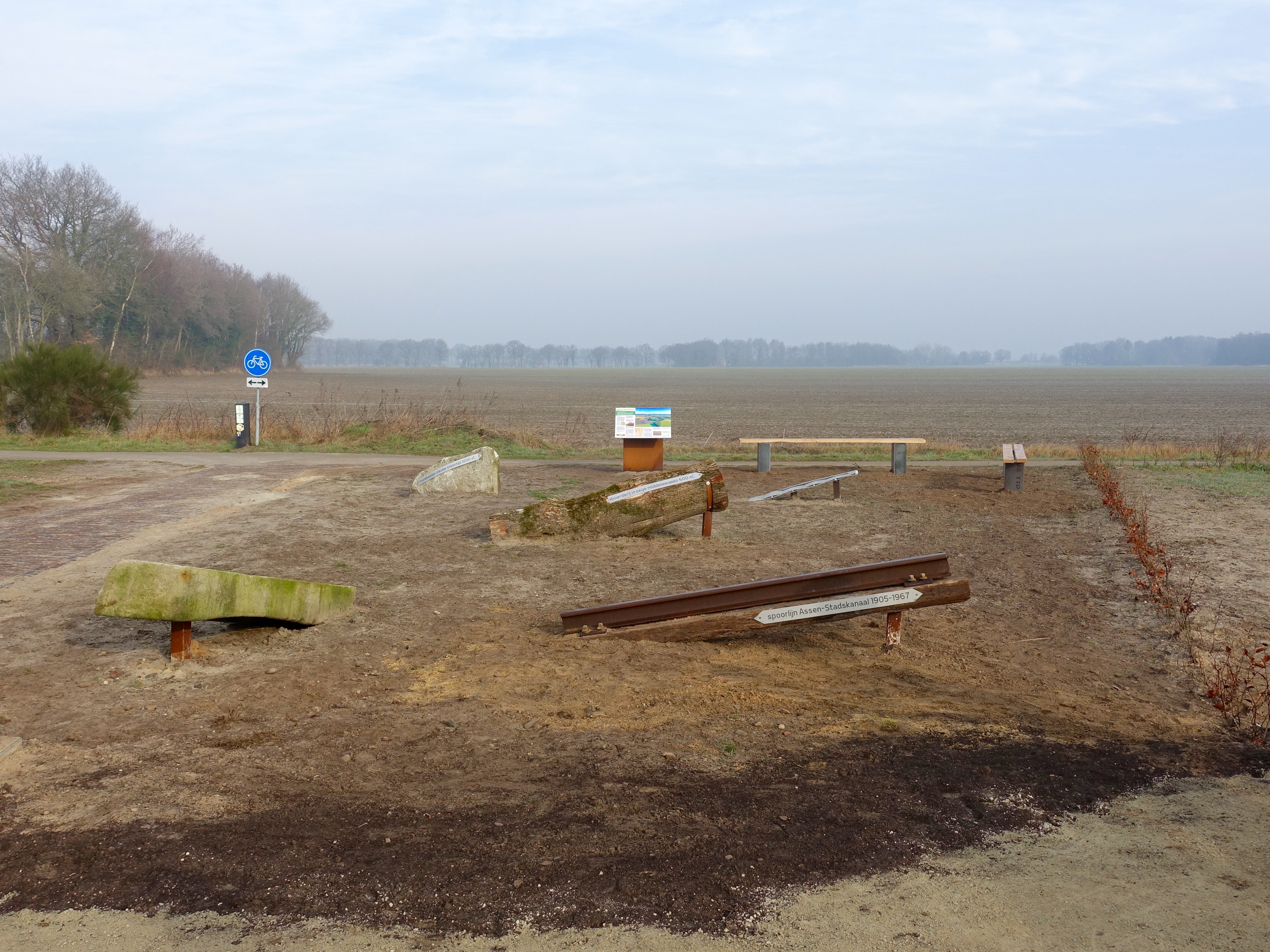 Terug-in-de-tijd buitenopstelling, Rolde