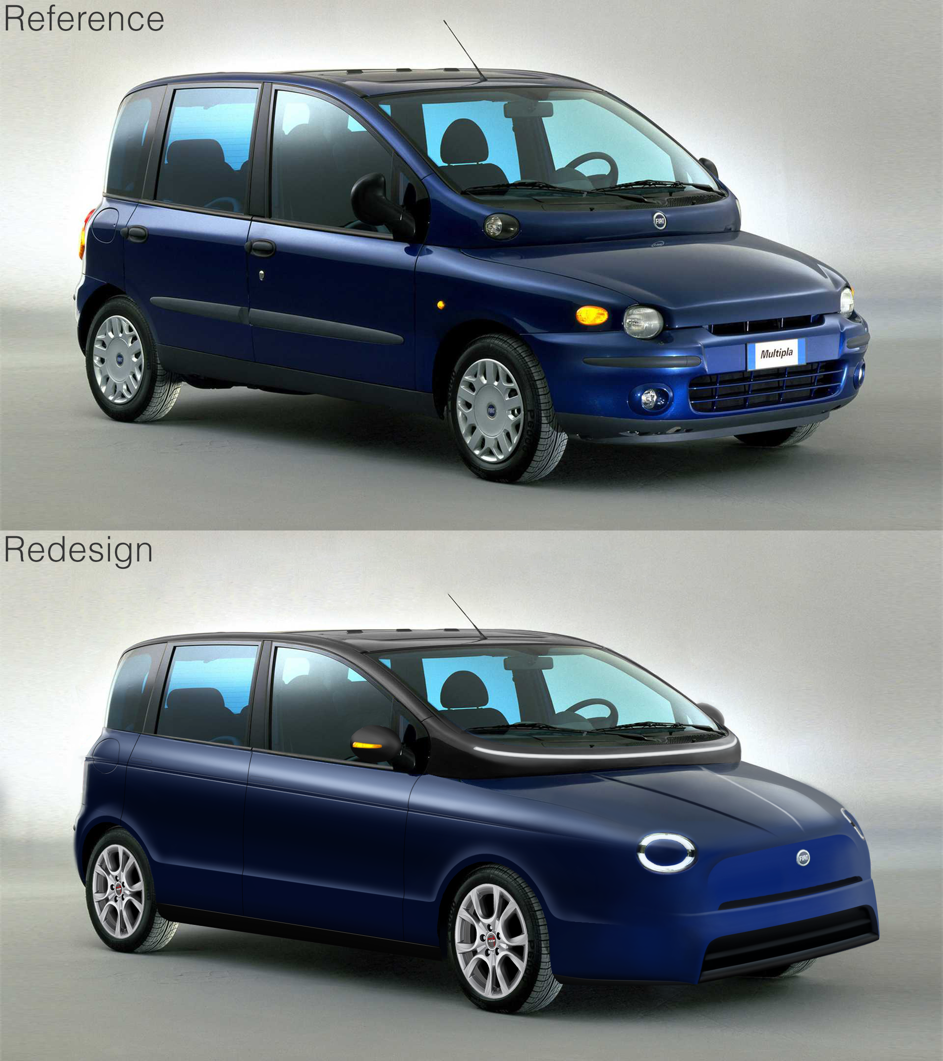 Fiat Multipla (Voted best Multipla redesign in class)