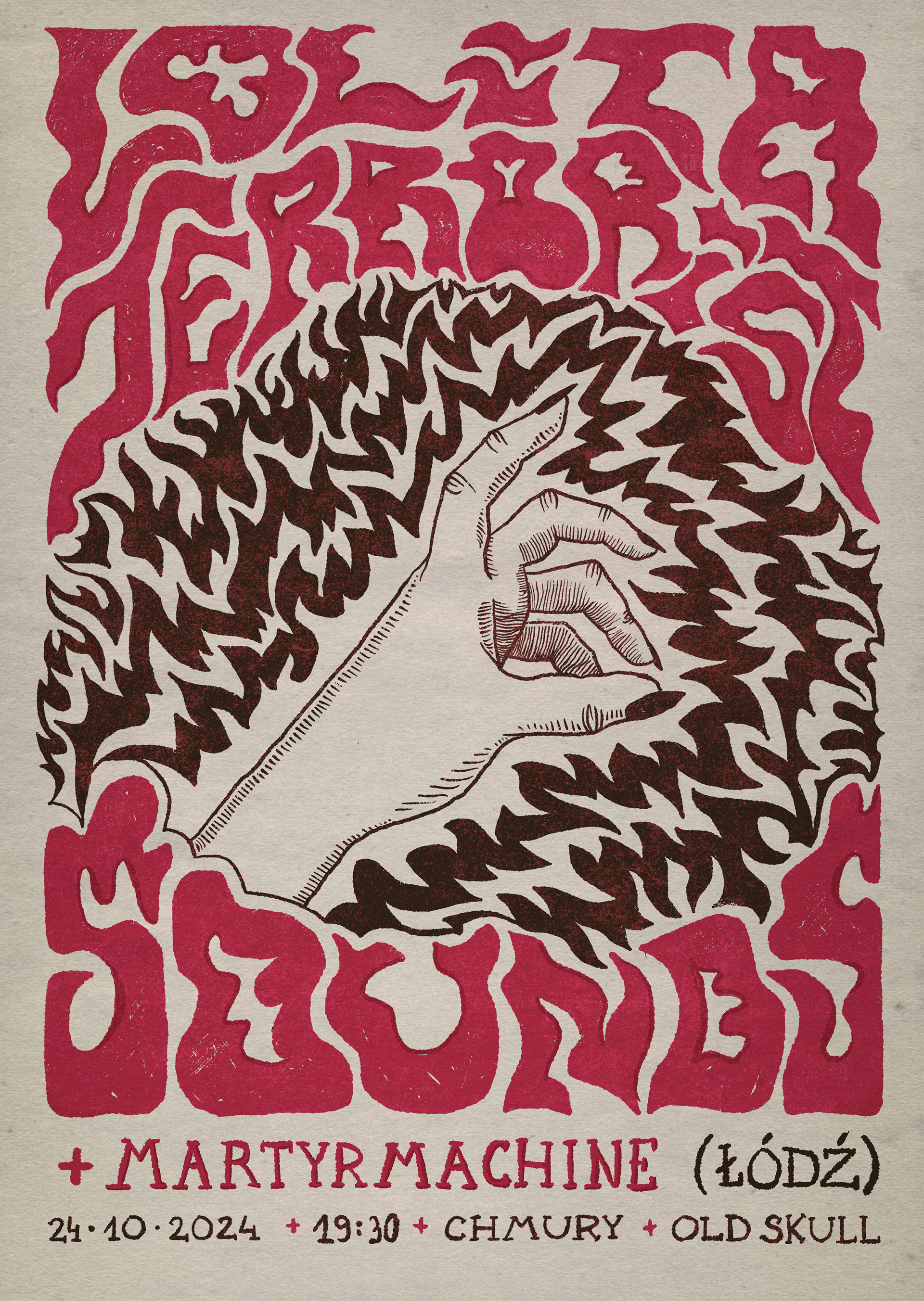 Lolita Terrorist Sounds poster by Ursula Roslon