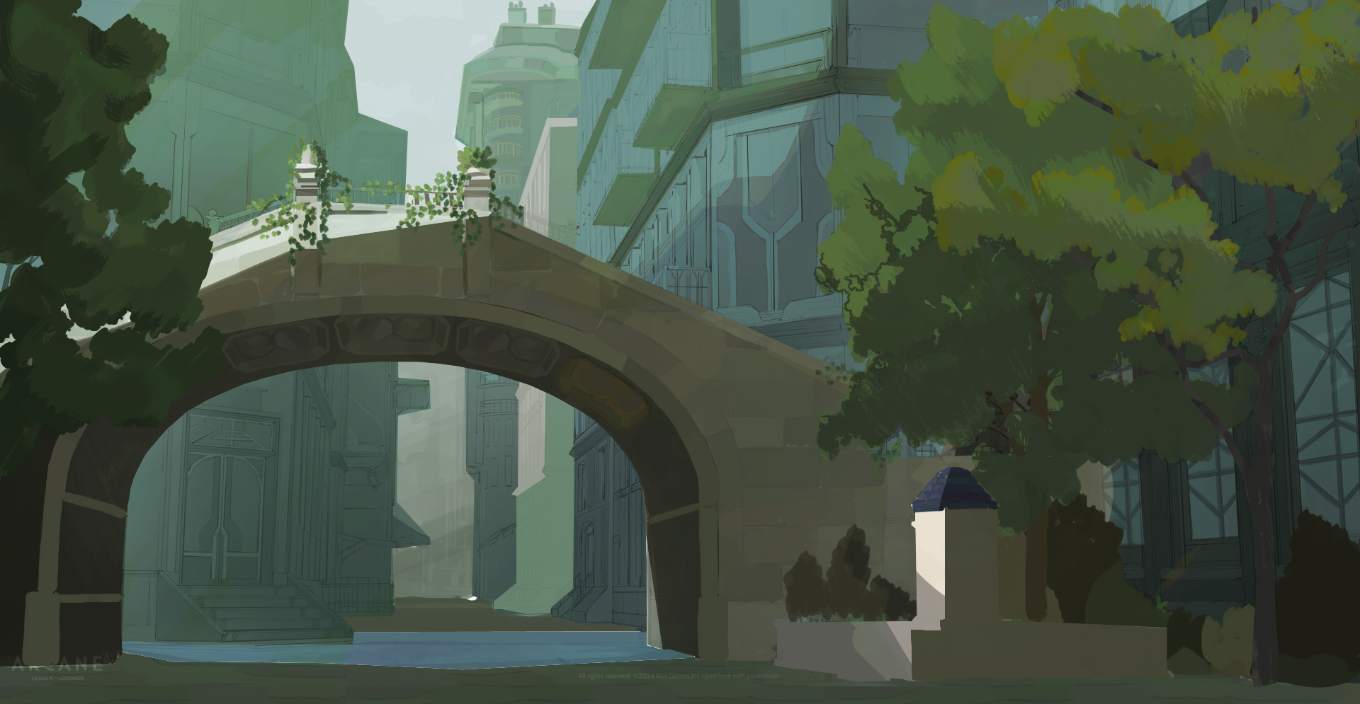 Painting in Progress - Layout from Christophe Oliver