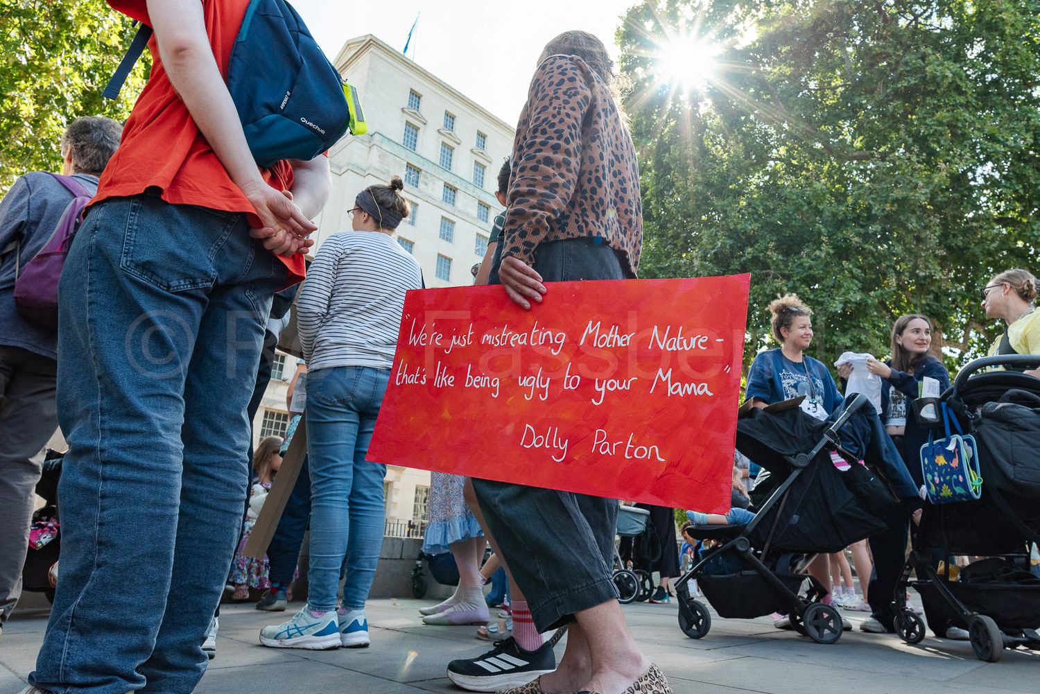 Mothers Rise Up Whitehall climate protest © Ron Fassbender