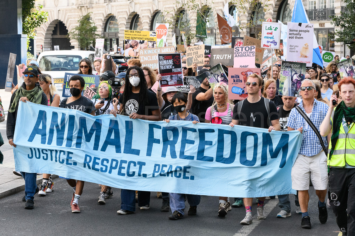 National Animal Rights March © Ron Fassbender