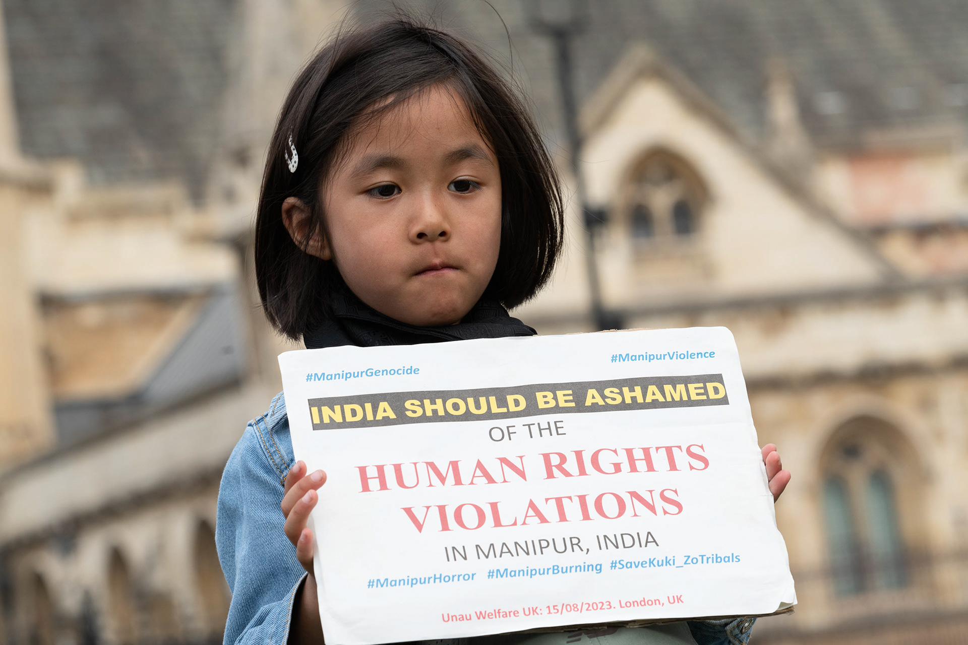 Stop The Manipur Killings demo © Ron Fassbender