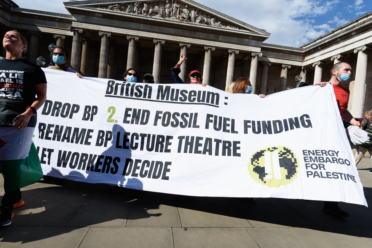 British Museum 'Drop BP' protest © Ron Fassbender