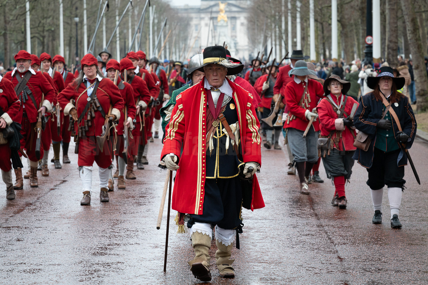 Marching down The Mall © Ron Fassbender